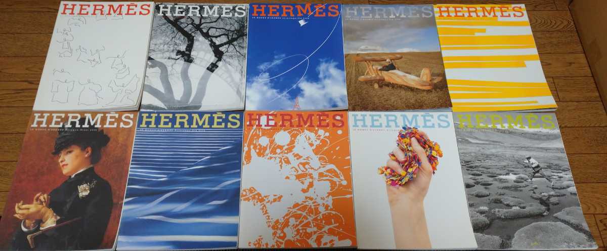HERMES エルメスの世界日本語版10冊セット マルタン・マルジェラ期有り 5代目ジャン・ルイ・デュマ・エルメス冊子多数関係者冊子