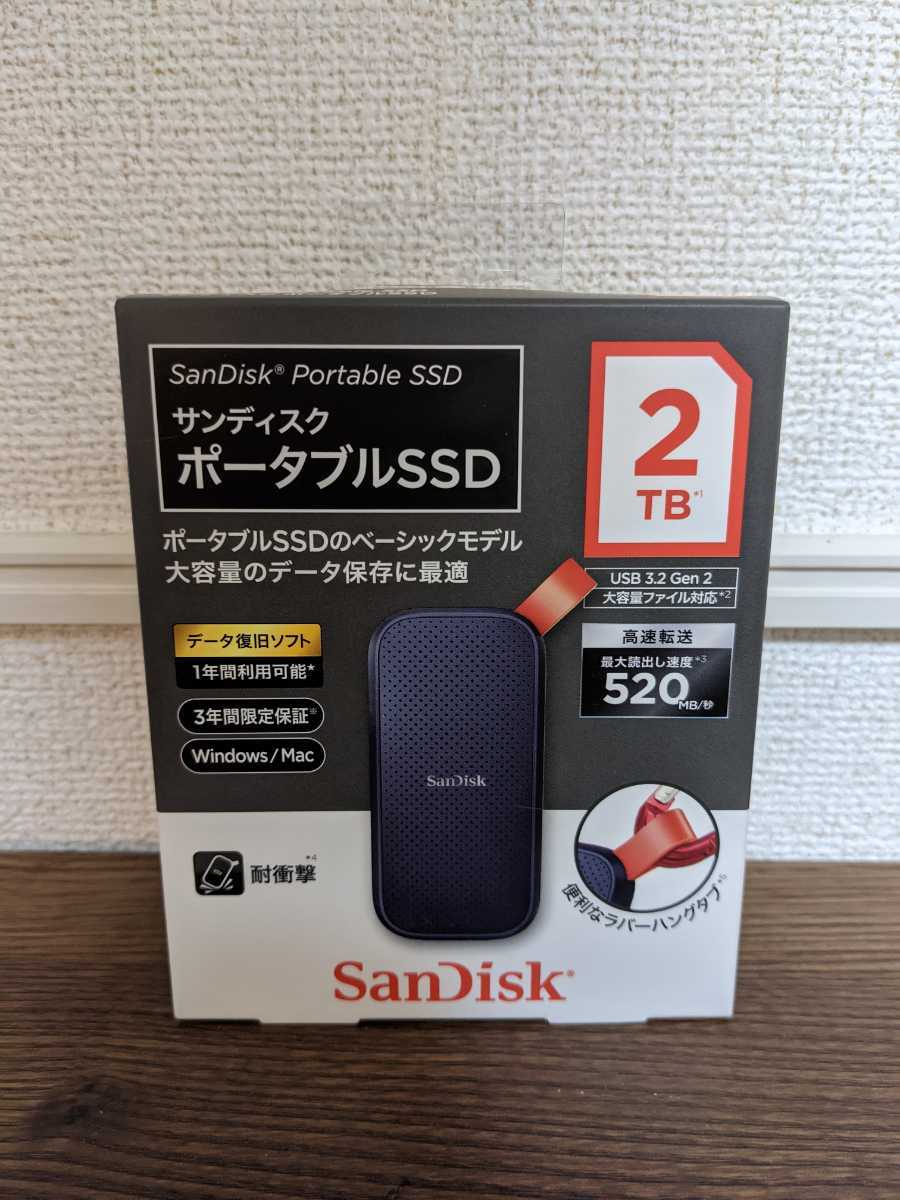 【ファッション通販】 SANDISK SSD：2TB SDSSDE30-2T00-J25 ポータブルSSD その他