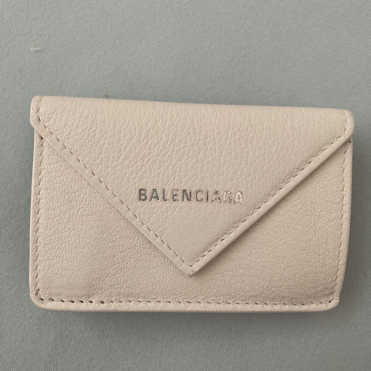 BALENCIAGA Balenciaga Mini кошелек три складывать кошелек Mini бумажник 