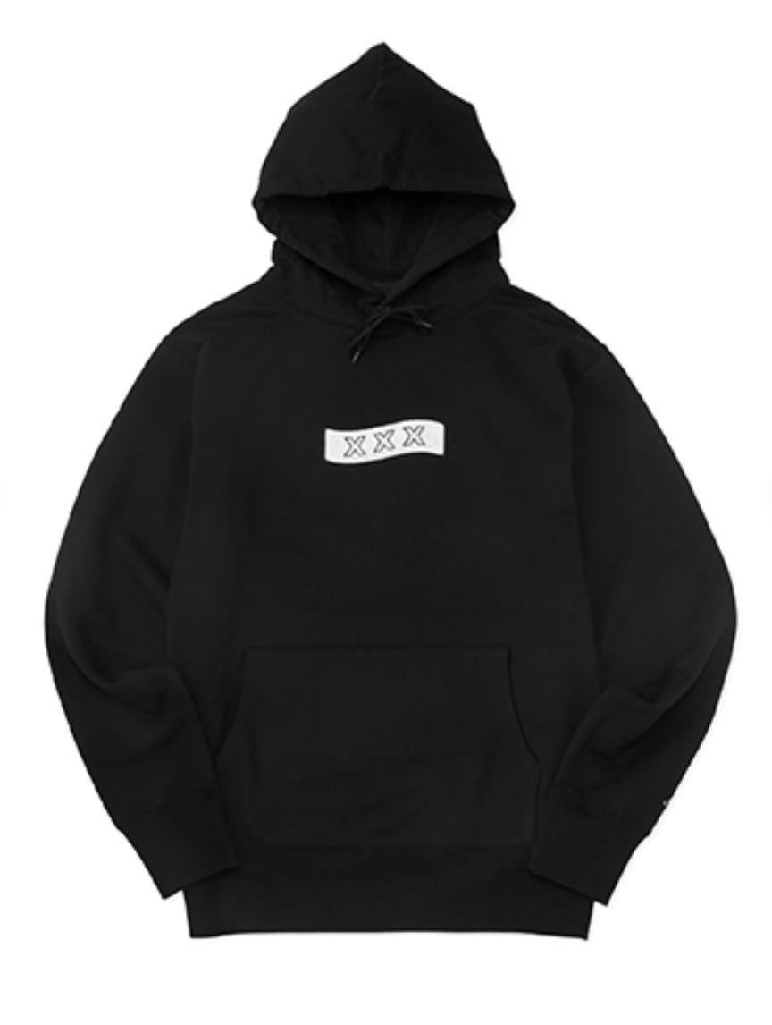 新品未使用 GOD SELECTION XXX HOODIE BLACK L GX-A21-HD-03 ゴッド
