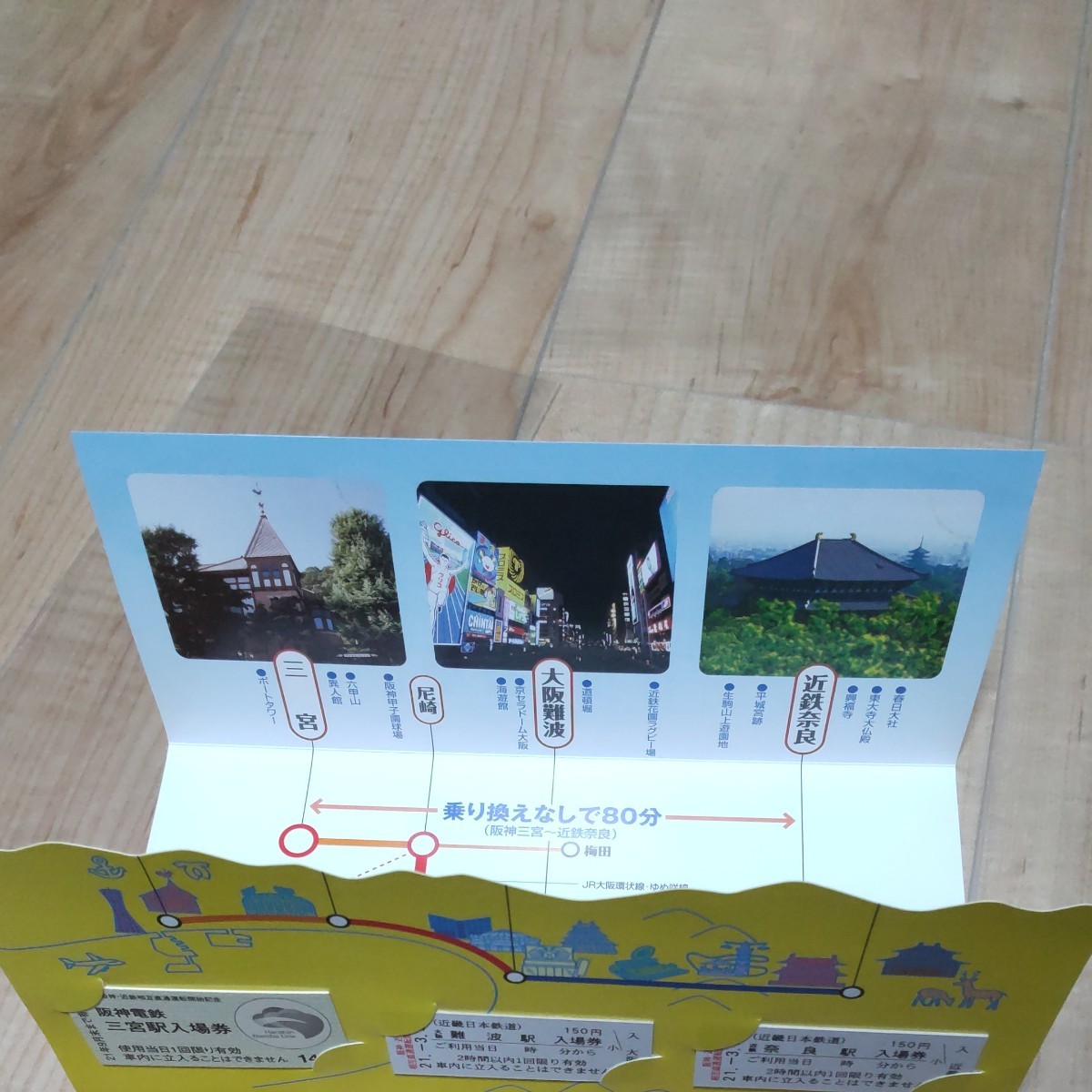 阪神電鉄 近畿日本鉄道 阪神なんば線相互直通運転開始記念入場券セット