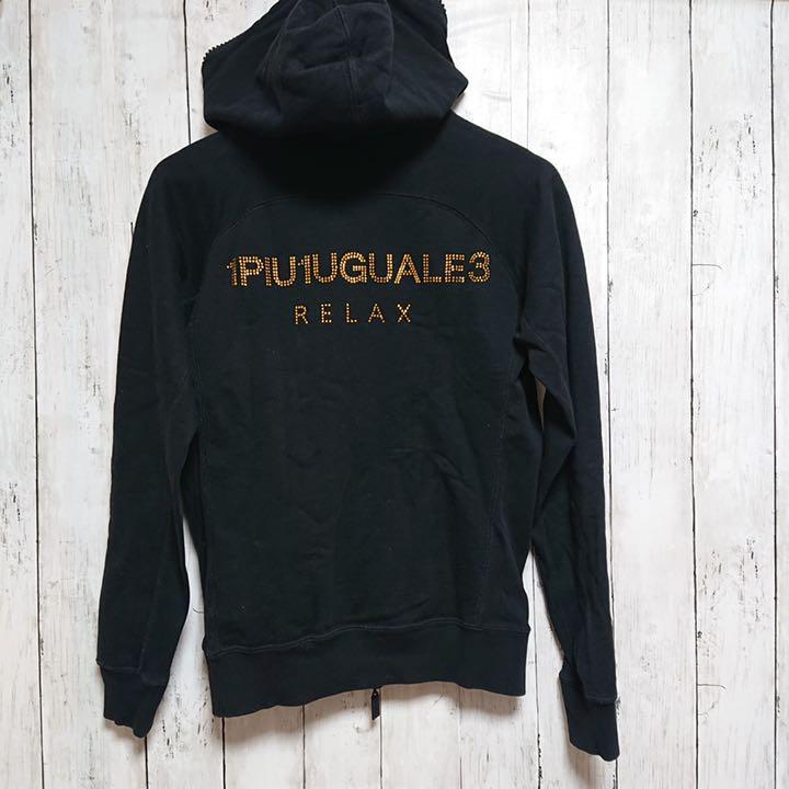 美品 1PIU1UGUALE3 RELAX パーカー バックプリント メンズ