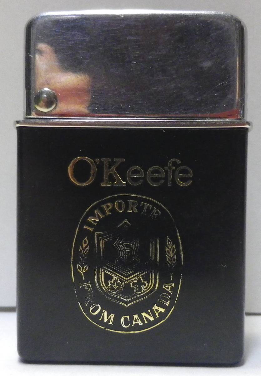 大人の上質 40´USAアンティークライター『WIND MASTER O´Keefe BEER 希少』 雑貨 オイルライター