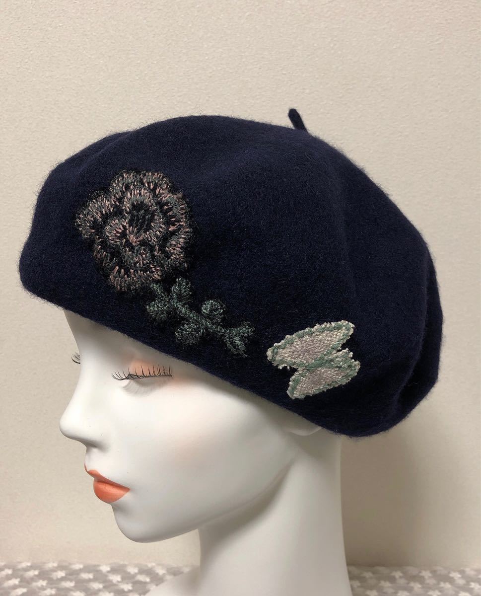 ミナペルホネンベレー帽 ハンドメイド シンフォニー 秋冬用帽子 - 通販