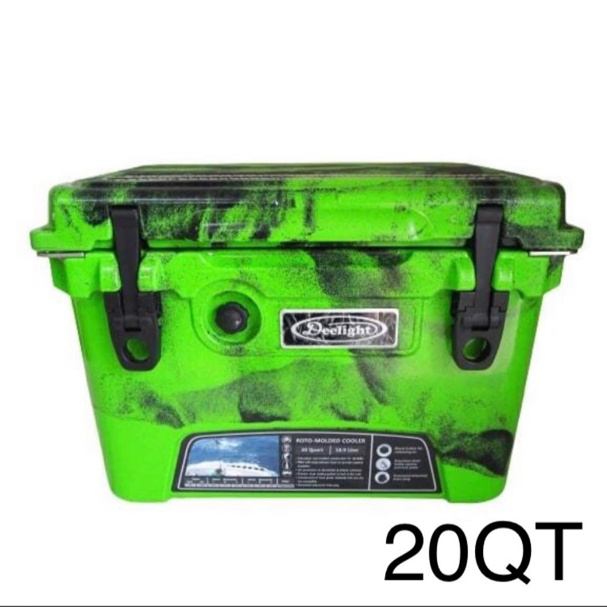 80%OFF!】 アイスランド クーラーボックス 45qt グリーンカモ 42.6L
