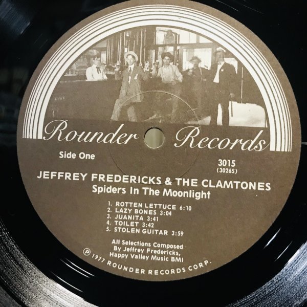 【美盤！US orig】LP★Jeffrey Frederick & The Clamtones - Spiders In The Moonlight_画像3