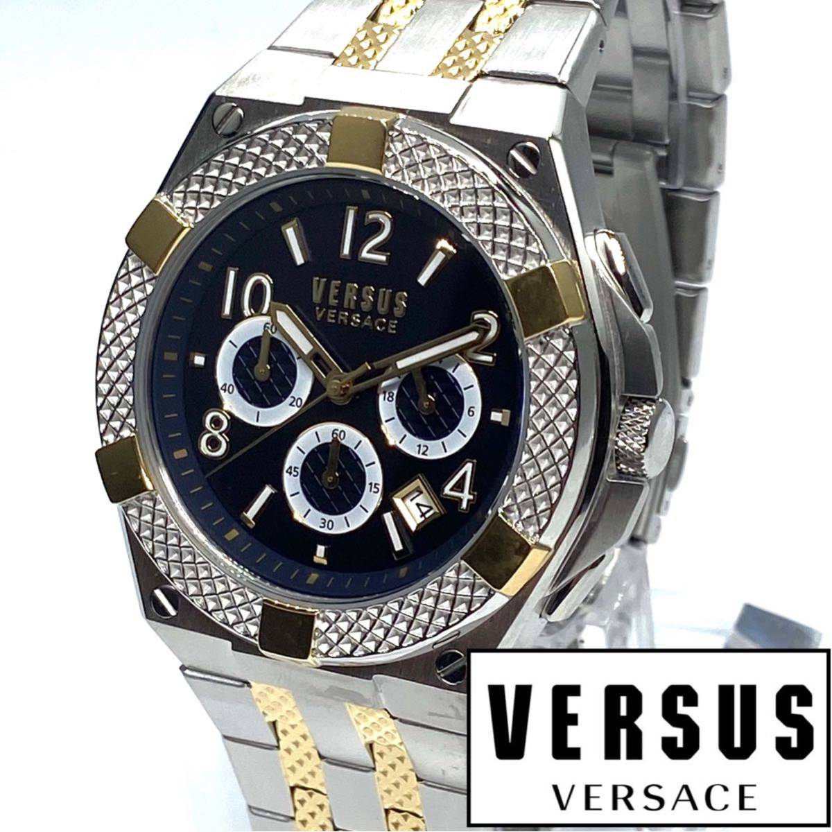 ヴェルサスヴェルサーチ Versace シルバー ゴールド 海外 メンズ腕時計 