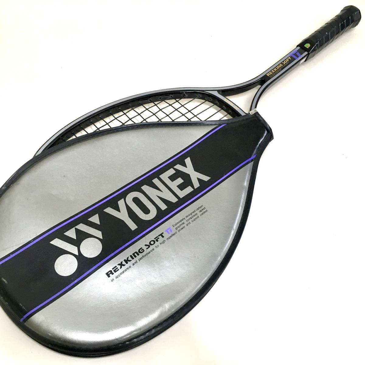 Q テニスラケット レックスキングソフト17 ヨネックス Yonex 軟式ラケット テニス スポーツ用品 レトロ Used ヨネックス 売買されたオークション情報 Yahooの商品情報をアーカイブ公開 オークファン Aucfan Com