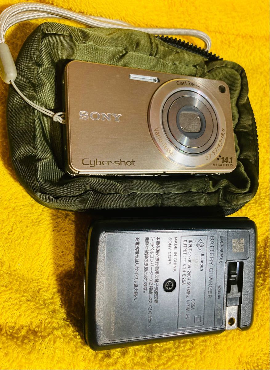 SONY DSC-W350(N)14 1M デジタルカメラゴールド 充電器BC-CSN SONY DSC-W350(N)14 1M デジタルカメラゴールド 充電器BC-CSN