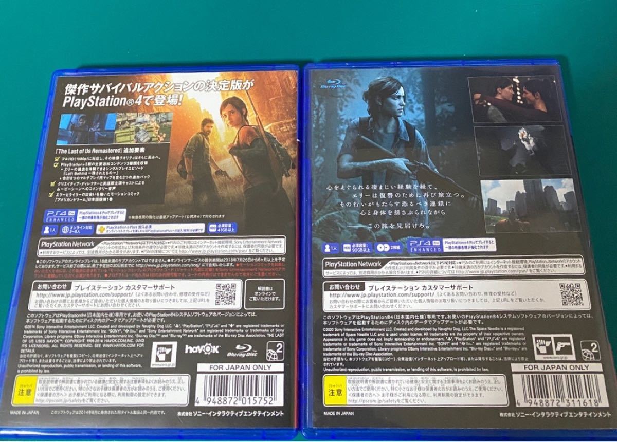 【PS4】【セット】The Last of Us Part 1&2