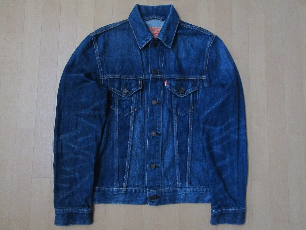 Levi's PC9-706440013 サード デニム ジャケット S インディゴ ブルー リーバイス 3rd ジージャン トラッカー 557XX 70505 ブルゾン ワーク_PC9 706440013・デニムジャケット表面