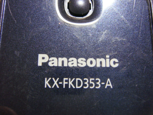  free shipping [ Speed shipping / prompt decision / defective goods repayment guarantee ] original *Panasonic Panasonic telephone machine cordless handset KX-FKD353-A cordless #B1206