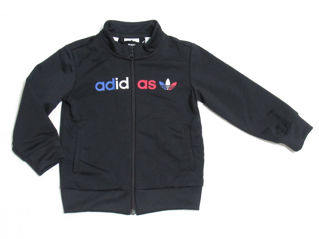 adidas baby to Lux -tsu setup black Toriko 90 2 -years old Adidas Originals jersey top and bottom set Kids black GN7420