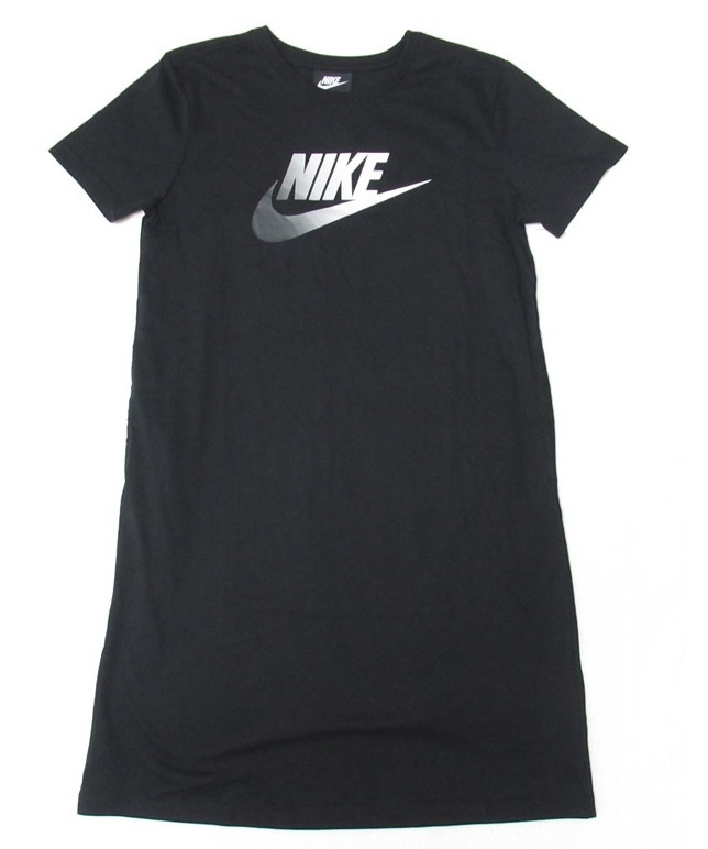 NIKE YTH ガールズ フューチュラ Tシャツ ワンピ 黒 ブラック 150 ナイキ ワンピース ロンT スポーツウェア ジュニア キッズ CV9658-010_画像5