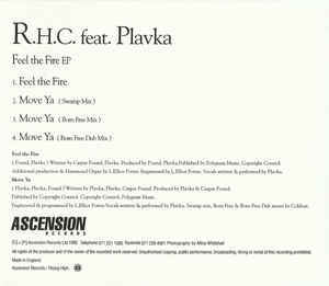 【CDシングル】Caspar Poundもう一つの顔　R.H.C. Feat. Plavka Feel The Fire EP_画像2