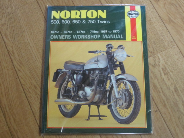 ★NORTON 500 600 650 750 TWINS 1957-1970 ヘインズマニュアル 整備_画像1