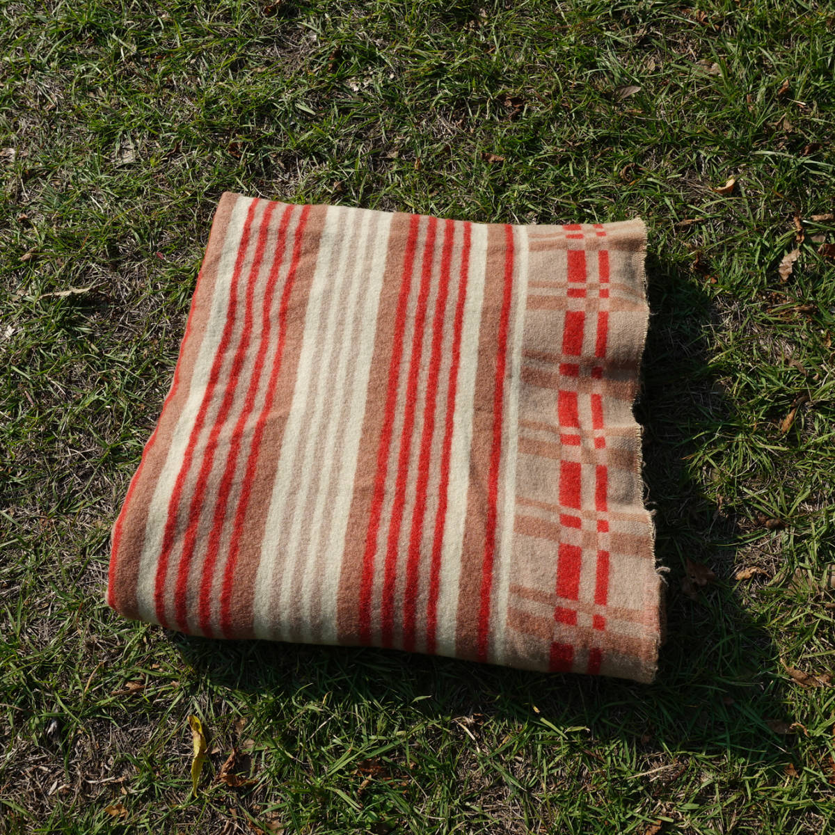  Vintage 1900s hose blanket Horse Blanket rug mat / antique 1900 period the first head camp picnic mountain li search g