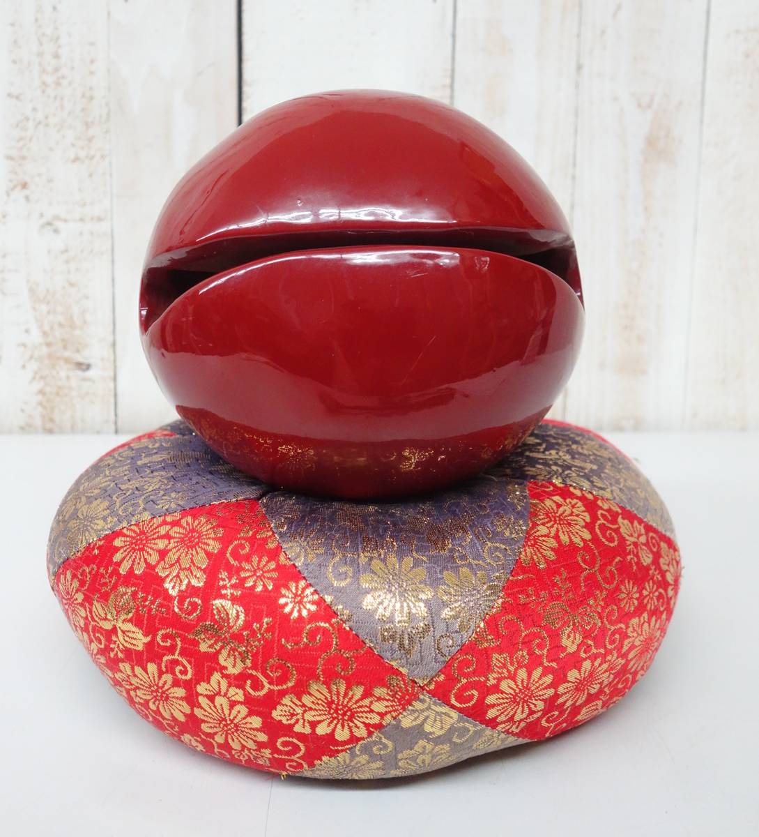 伝統工芸 工芸美術 時代 *高級仏具 高級木魚 *玉鱗工 名入 銘 伝統工芸 工芸美術 時代 *高級仏具 高級木魚 *玉鱗工 名入 銘