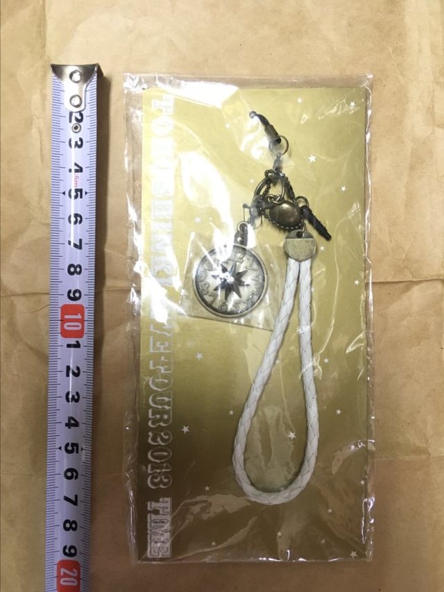  正規品 東方神起 LIVE TOUR 2013 TIME ストラップ キーホルダー 新品 TOHOSHINKI TVXQ strap key ring key chain Yuno ユノ チャンミン