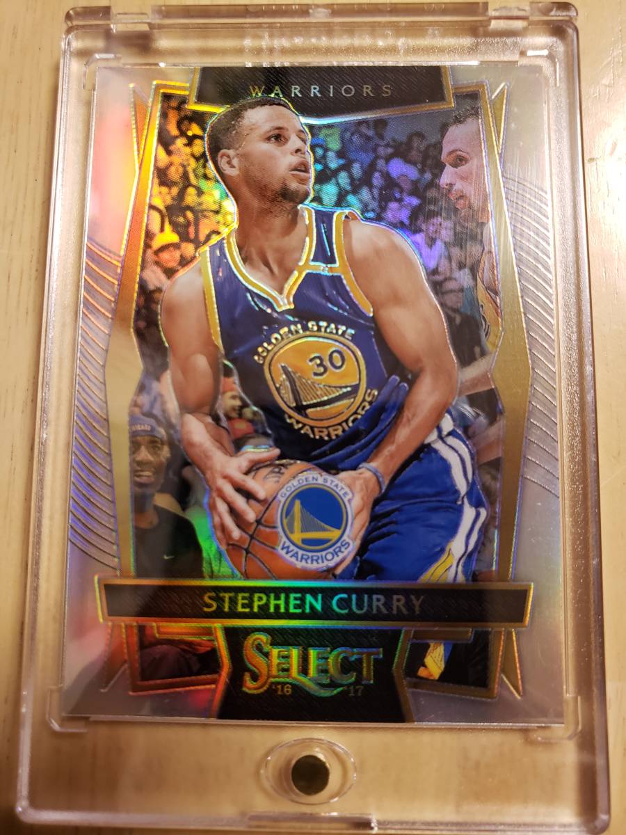 2016 -17 Panini Select Silver STEPHEN CURRY / ステフェン カリー Refractor Holo _画像1