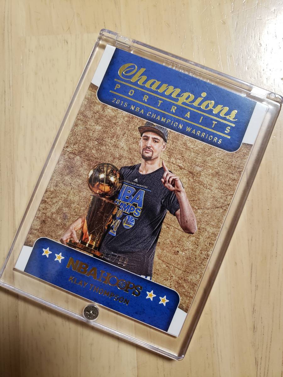 99枚限定 2015 -16 Panini Hoops Champions Portraits KLAY THOMPSON (#/99) / クレイ トンプソン _画像2