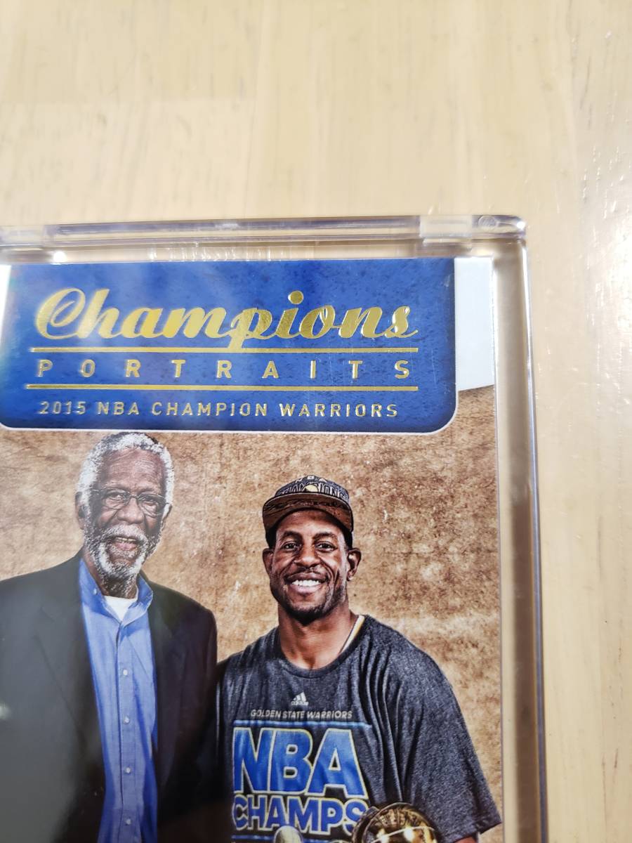 99枚限定 SP 2015 -16 Panini Hoops Champions ANDRE IGUODALA & BILL RUSSELL (#/99) / アンドレ イグオダラ & ビル ラッセル Final MVP_画像5