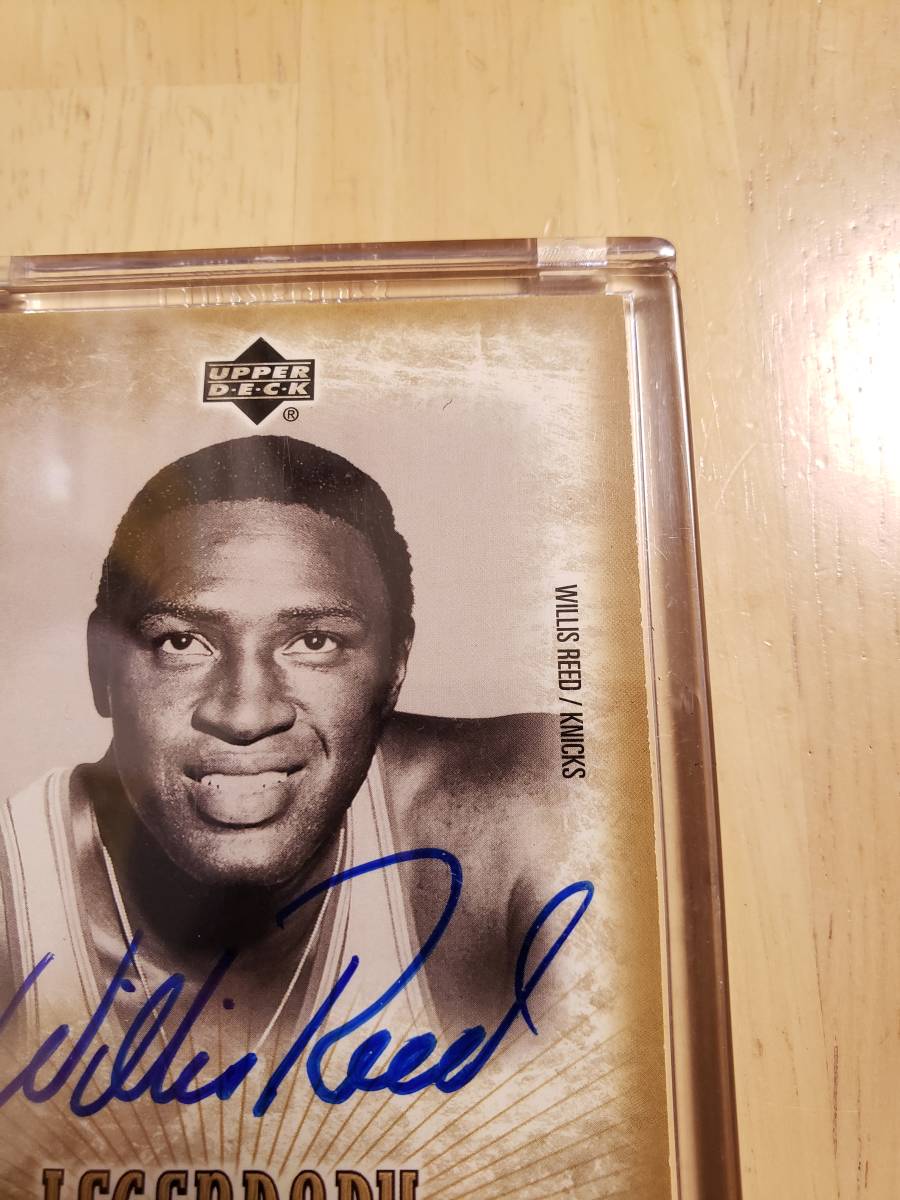 レア サイン 2000 -01 UD Legendary Signatures WILLIS REED Auto