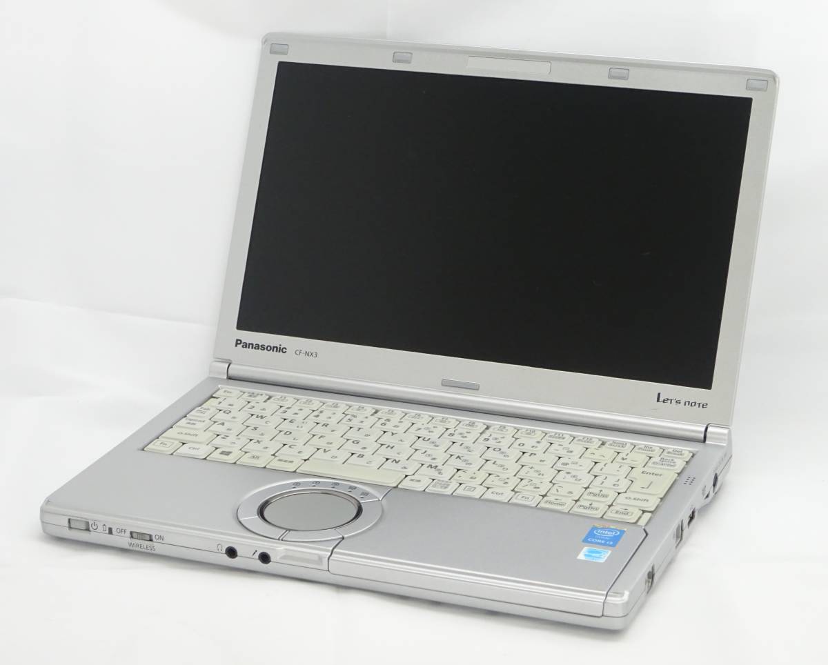 【ジャンク品 / 部品取り用】　ノートパソコン　Panasonic　Let's note NX3 CF-NX3RDJCS　Core i3 4010U / 4GB　HDD無し　@N245_画像1