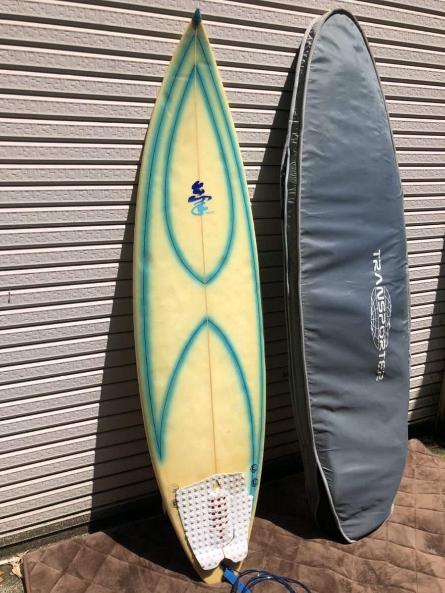 氣サーフボード KI SURFBOARDS リペア済 ショート 約6.2フィート