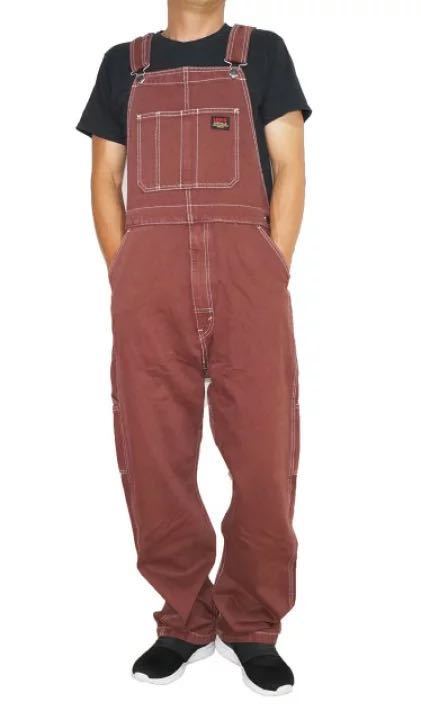 別倉庫からの配送】 Levis オーバーオール 791070004 L 茶 メンズ