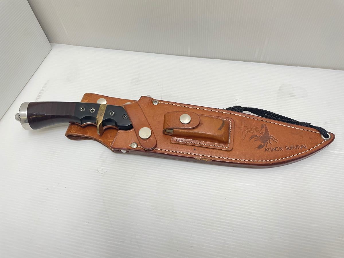TSUGE 拓殖 ATTACK SURVIVAL サバイバルナイフ ケース付|Yahoo TSUGE 拓殖 ATTACK SURVIVAL サバイバルナイフ ケース付|Yahoo