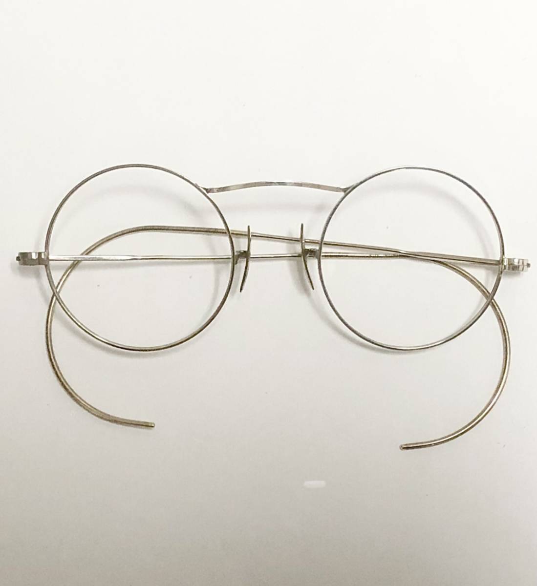 処分価格 AO美品 BERKLEY 丸メガネ スカルテンプル 米国ビンテージ 1930-40年代頃 アメリカンオプティカル American Optical