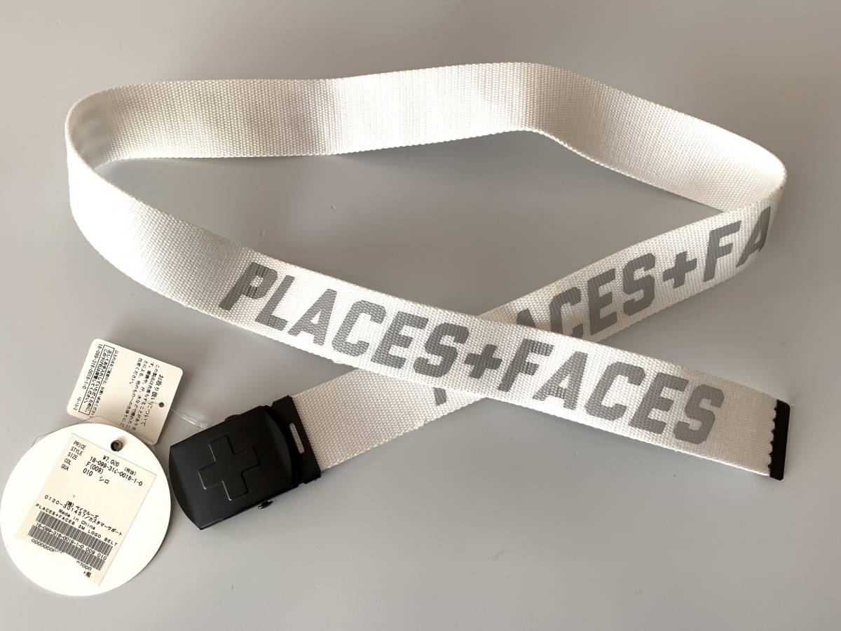 PLACES+FACES 3M LOGO BELT / ホワイト_画像1