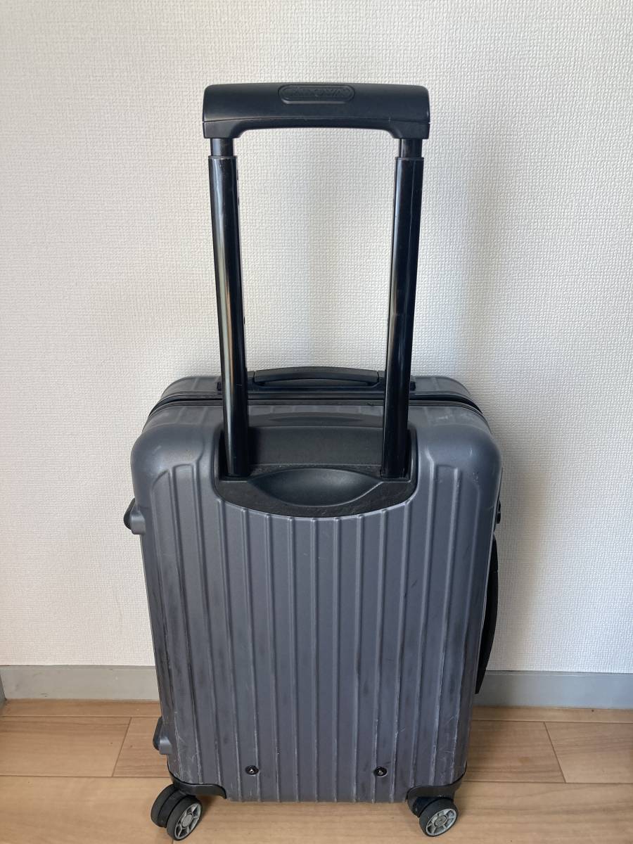 RIMOWA SALSA リモワ サルサ スーツケース グレー 機内持ち込みサイズ TSA マルチホイール 4輪 838.52