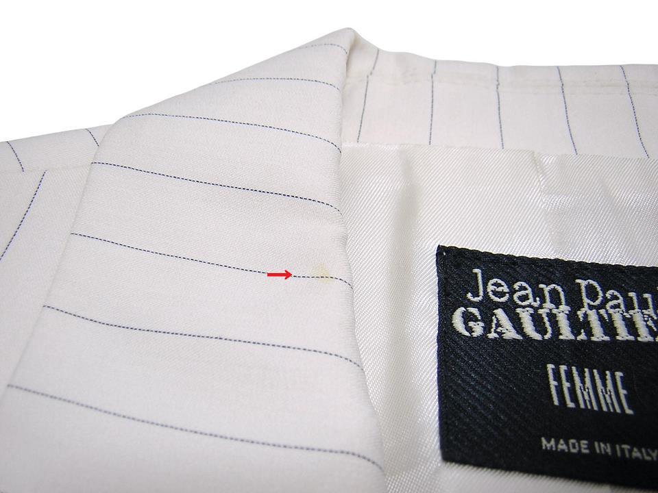 Jean Paul GAULTIER　ジャンポール・ゴルチエ　FEMME　イタリア製　スリーブレス　テーラードジャケット_画像9