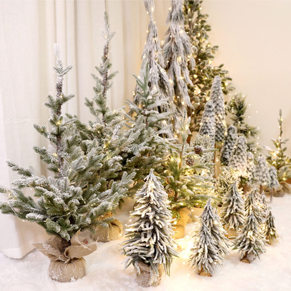 卓上ミニクリスマスツリー 雪にまみれて クリスマスパーティー クリスマス用品 クリスマスツリー飾り 50cm_画像4