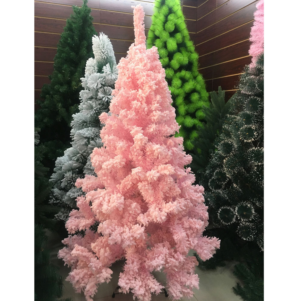  Christmas tree pink party equipment ornament ornament plastic high quality Christmas supplies 150cm