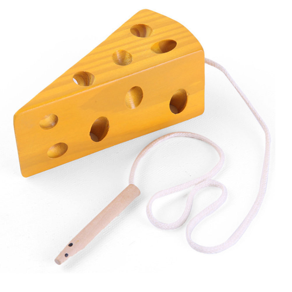 おもちゃ 木製 マウススレッドチーズおもちゃ 知育玩具 男の子 女の子 誕生日のプレゼント_画像6
