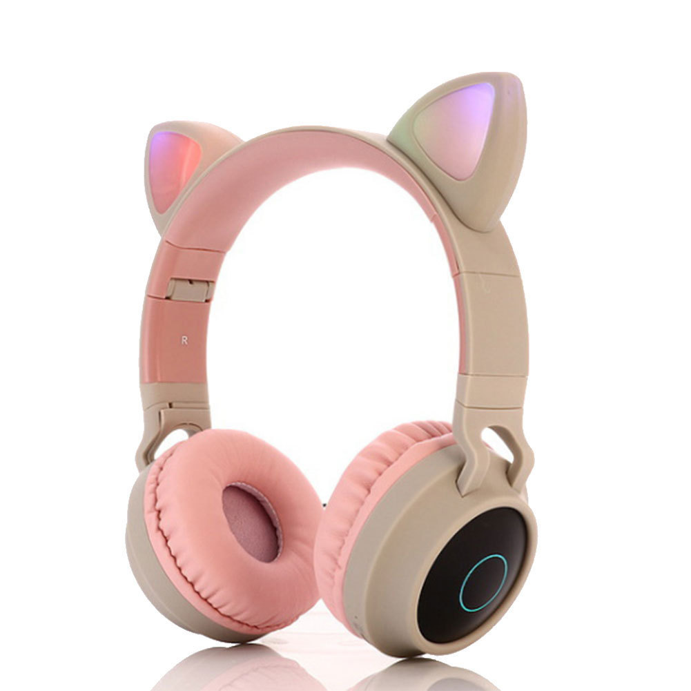 猫耳ヘッドホン 子供用 ヘッドホン Bluetooth5.0 LED付き ワイヤレス マイク内蔵 折り畳み式 音量制御 iPhone/iPad/スマホ/ノートパソコン_画像5