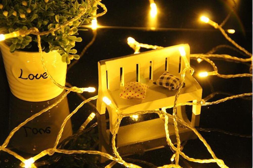 屋内外装飾用 クリスマスツリー、結婚式、学園祭、ガーデンパーティー LEDイルミネーションライト カラフルライト3M 30球USB充電式_画像3