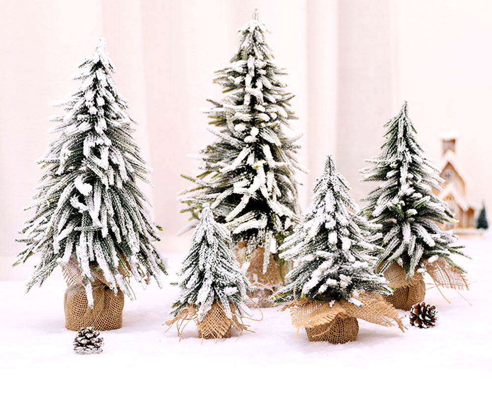 卓上ミニクリスマスツリー 雪にまみれて クリスマスパーティー クリスマス用品 クリスマスツリー飾り 50cm_画像1