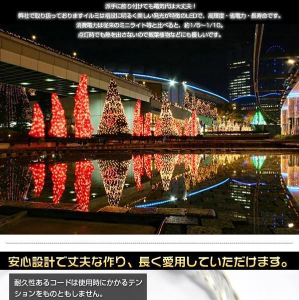 LED イルミネーション 10M 100球 クリスマスライト マルチカラー_画像4