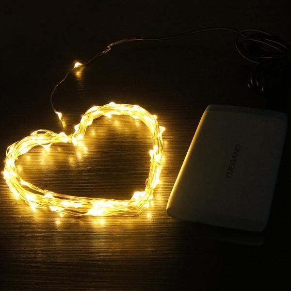 USB10M100球 LEDイルミネーションクリスマス シャンパンゴールド_画像2