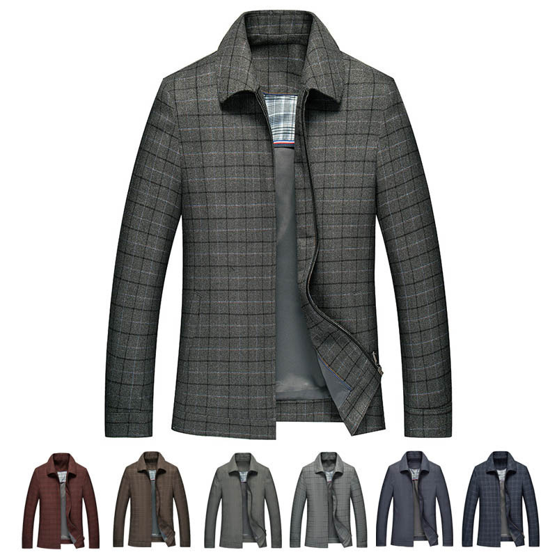 ジャケット メンズ 秋冬 コート シンプル ブルゾン 長袖 無地 防風 カジュアル おおきいサイズ
