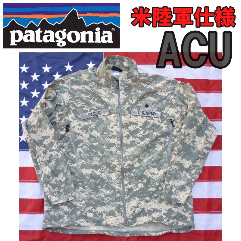 ■Patagonia 米陸軍 ACU L4 ウインドシャツ XLサイズ 美品■