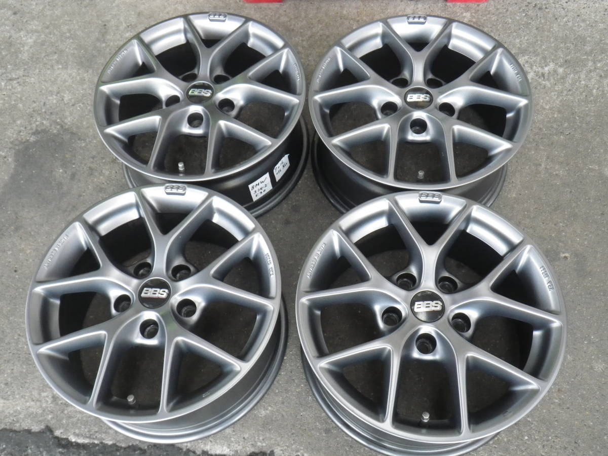 中古 BBS F30 7J×16インチ インセット+36 5H/PCD120 4本セット BMW 3シリーズ_画像1