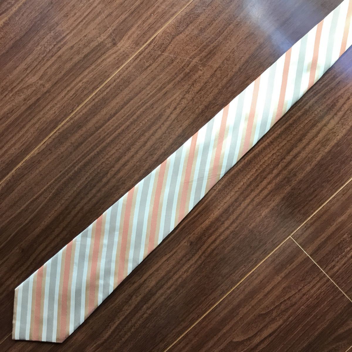 Calvin Klien Calvin Klein necktie beige stripe 