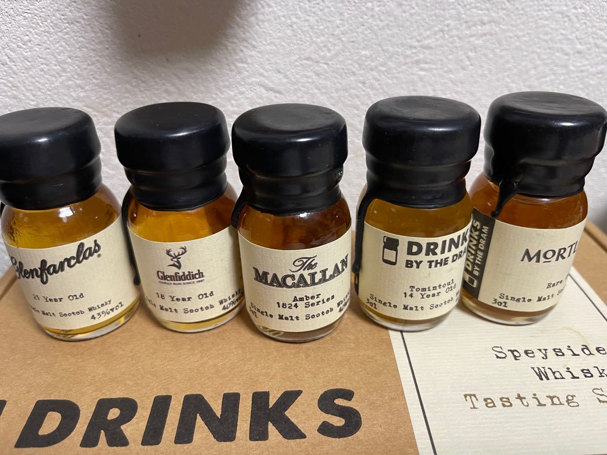 DRINKS BY THE DRAM 5本セット　未開封品