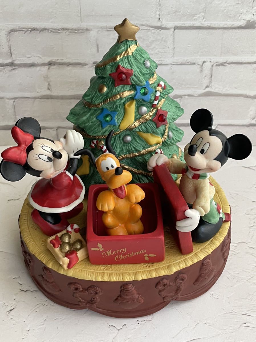 Tdl 東京ディズニーランド ディズニークリスマス ミッキー ミニー プルート オルゴール フィギュア 置物 Cresca Com Br