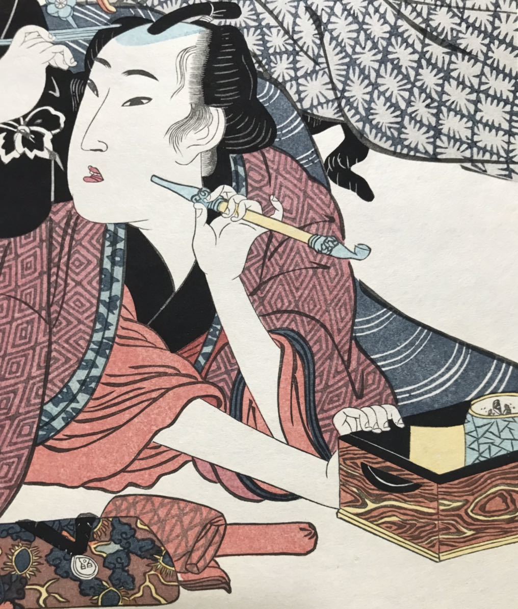 歌川国芳【海女】☆団扇絵 浮世絵 錦絵 おっぱい 木版画 藍摺 歌川国芳【海女】☆団扇絵 浮世絵 錦絵 おっぱい 木版画 藍摺